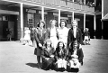 049 Shirley Taylor, Monica Hart, Dawn Shaw, Barbara Miller, Marj Singer, Ruth Mcleish in Quadrangle Dec 1946 